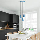 Konikkem - 6357 - 3 - Ljusblå Chandelier