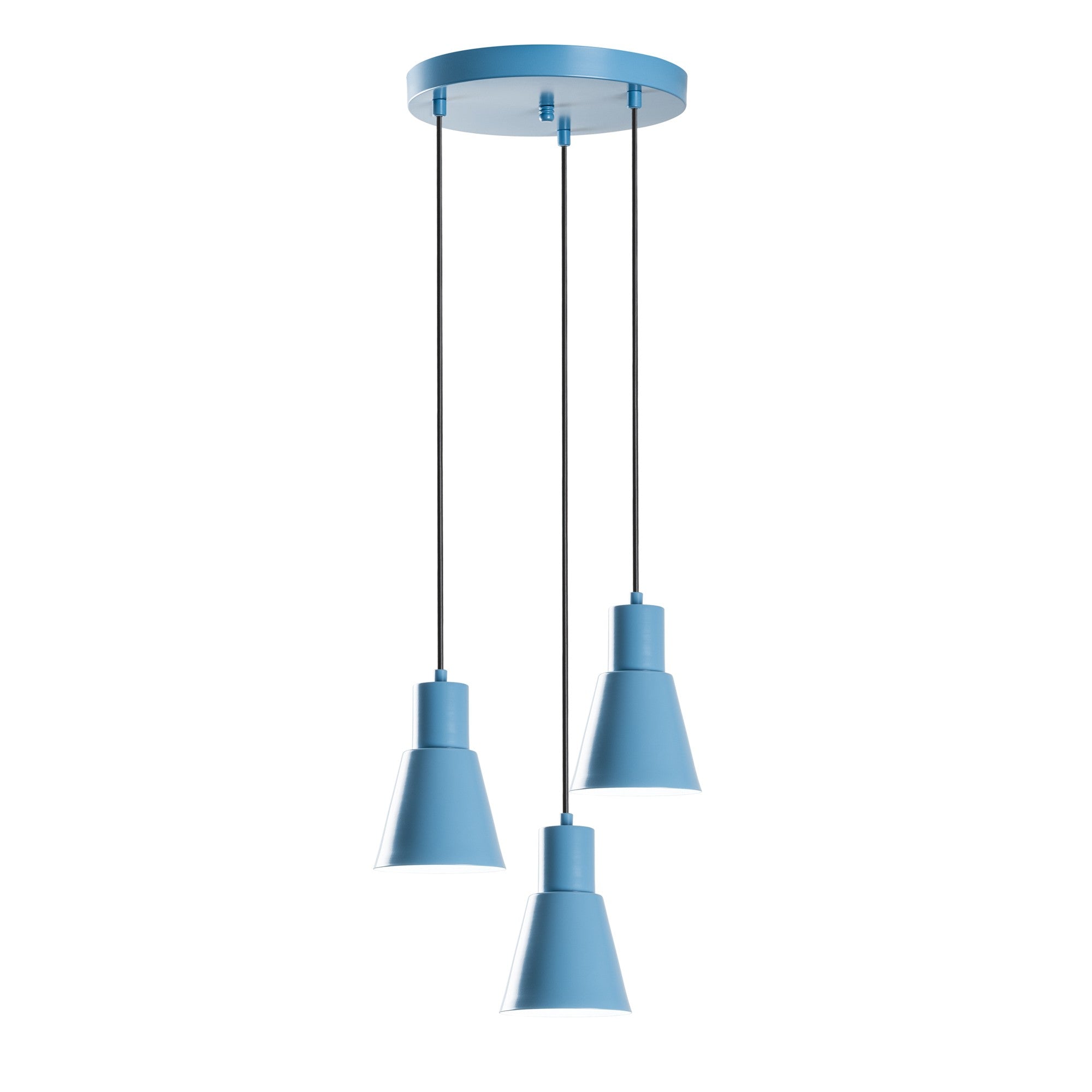 Konikkem - 6357 - 3 - Ljusblå Chandelier