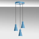 Konikkem - 6357 - 3 - Ljusblå Chandelier
