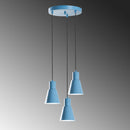 Konikkem - 6357 - 3 - Ljusblå Chandelier
