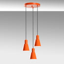 Konikkem - 6357 - 3 - Orange Chandelier