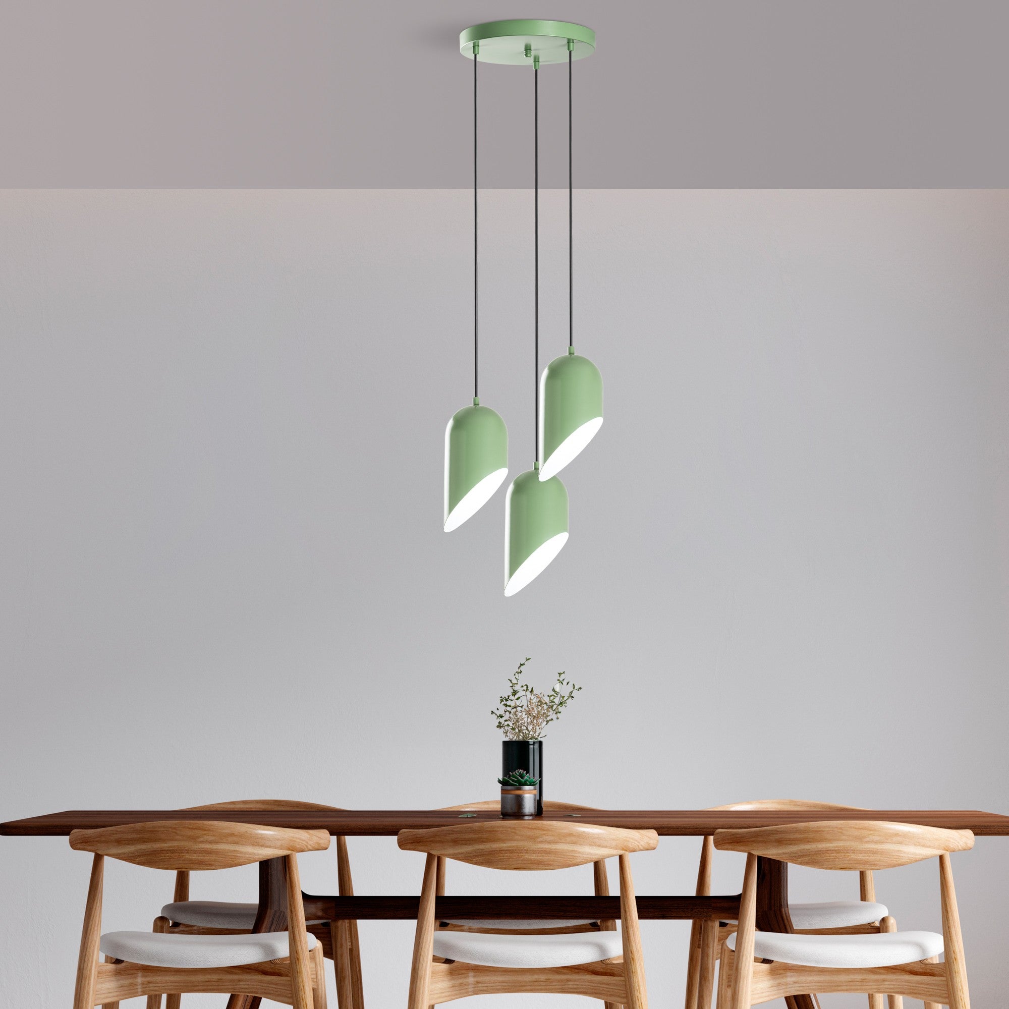 Kesik - 6176 - 3 - Mint Chandelier