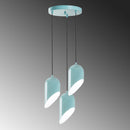 Kesik - 6176 - 3 - Turquoise Chandelier