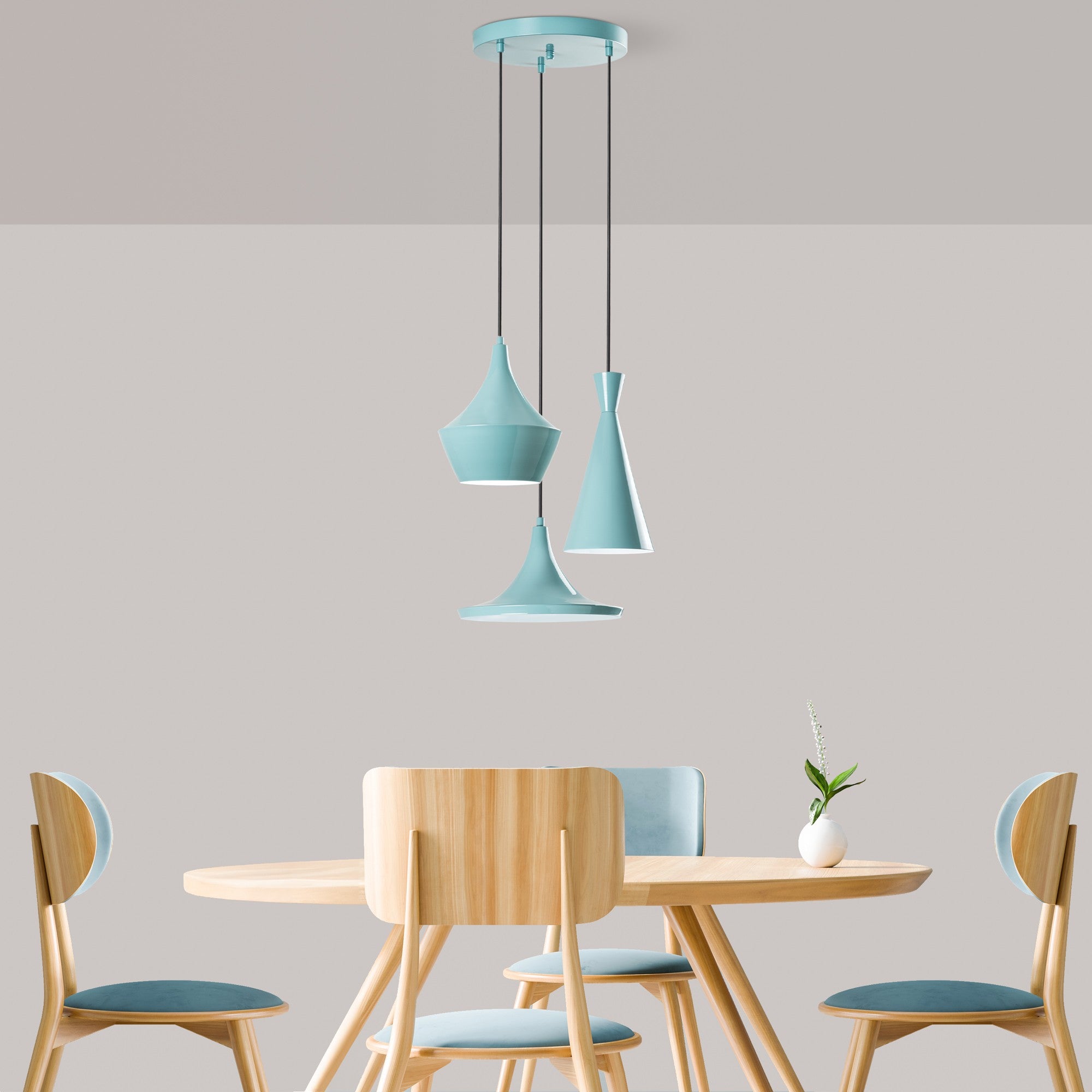Tom - 3556 - Turquoise Chandelier
