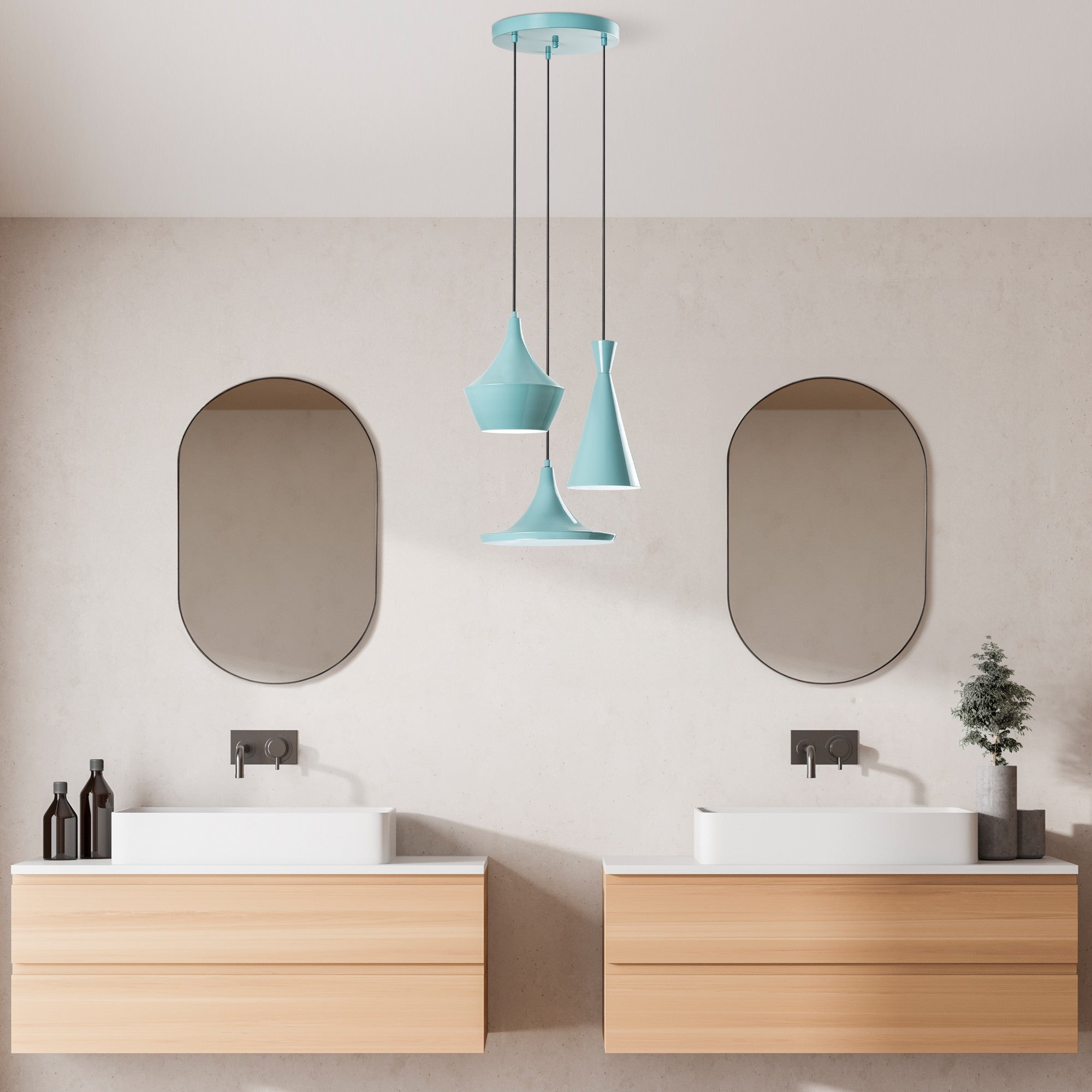 Tom - 3556 - Turquoise Chandelier