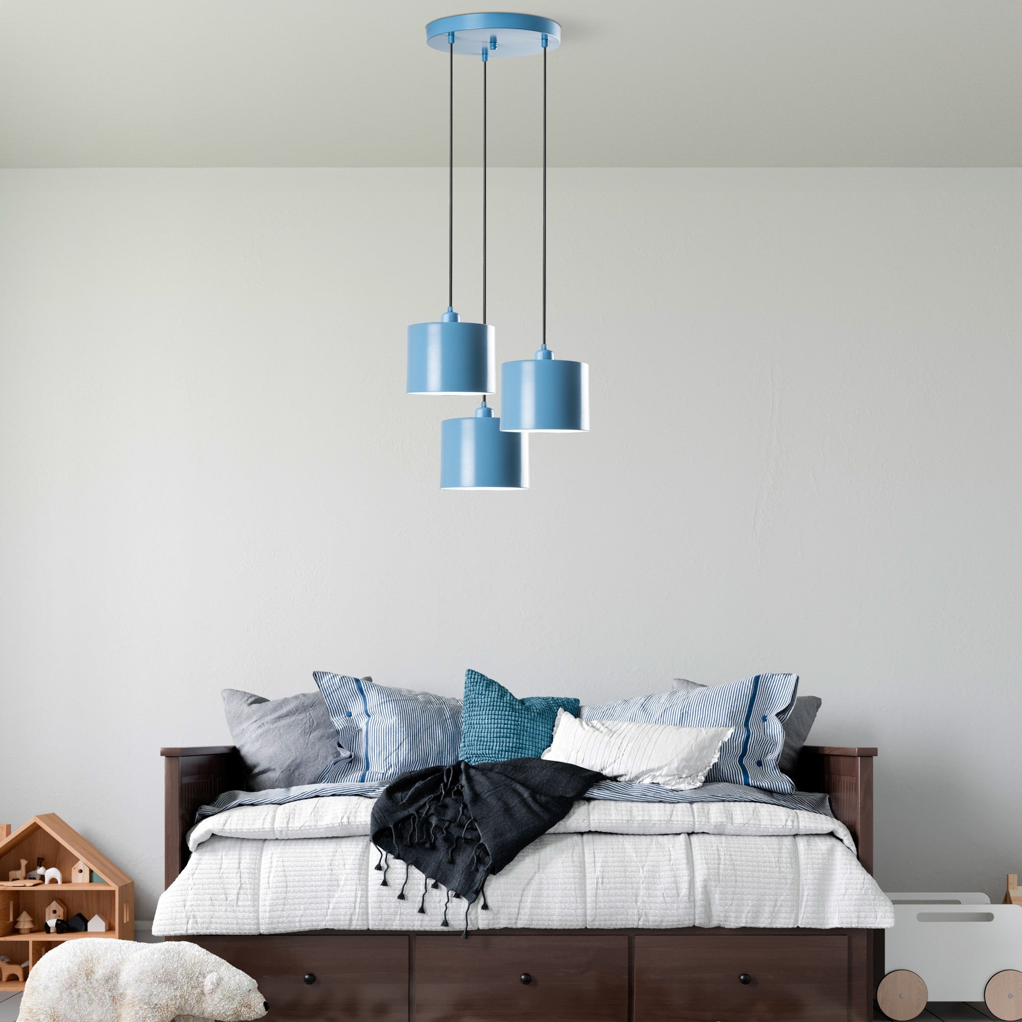 Duz - 195Light Blue - 3 Kandelaber