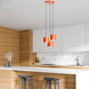 Duz - 195Orange - 3 Kandelaber