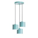 Duz - 195Turquoise - 3 Kandelaber