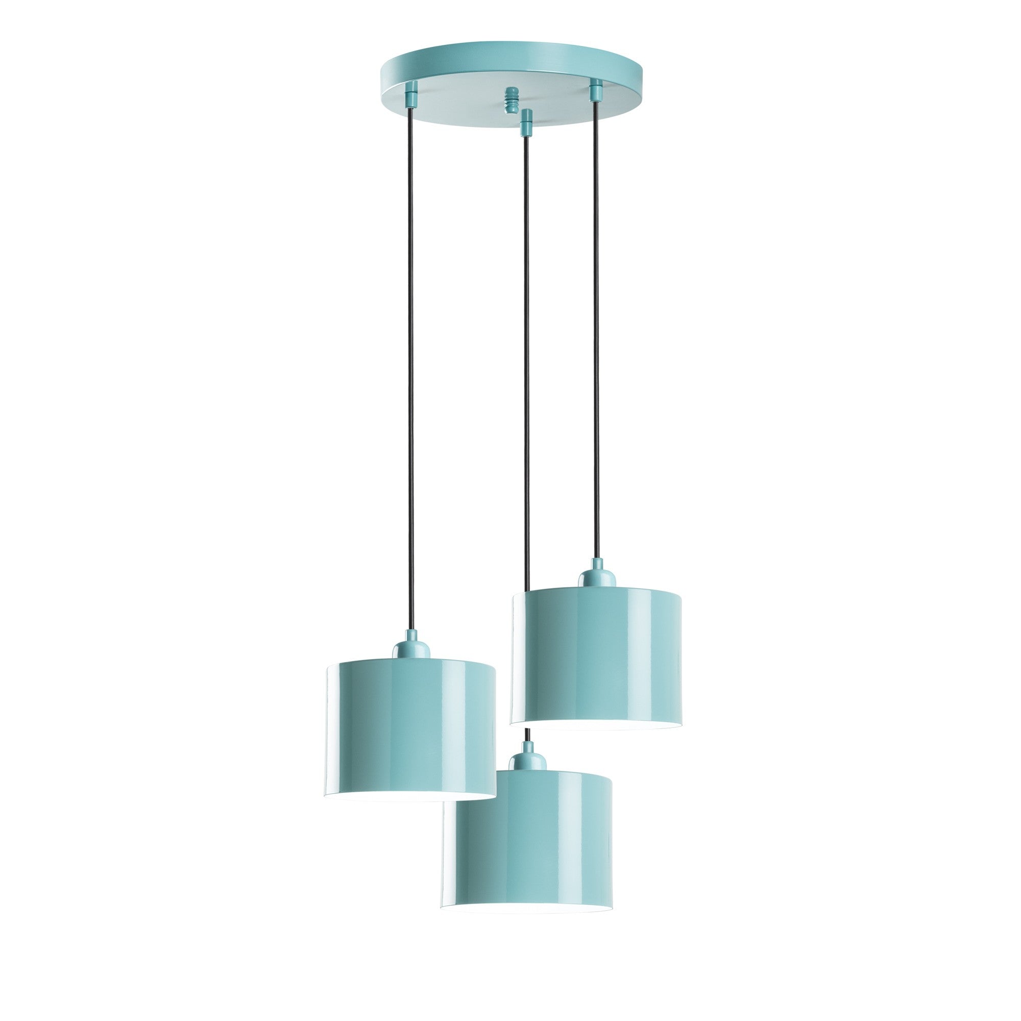 Duz - 195Turquoise - 3 Kandelaber