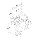 BJ118 - 2789 Sminkbord