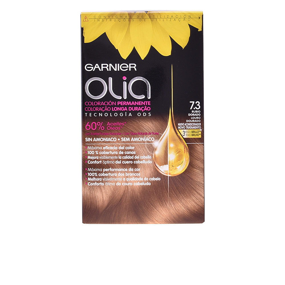 Garnier OLIA coloración permanente #7,3-golden dark blonde set