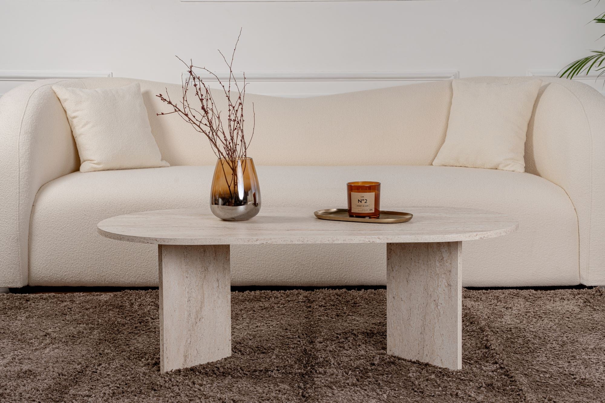 Sable - Travertin Kaffebord
