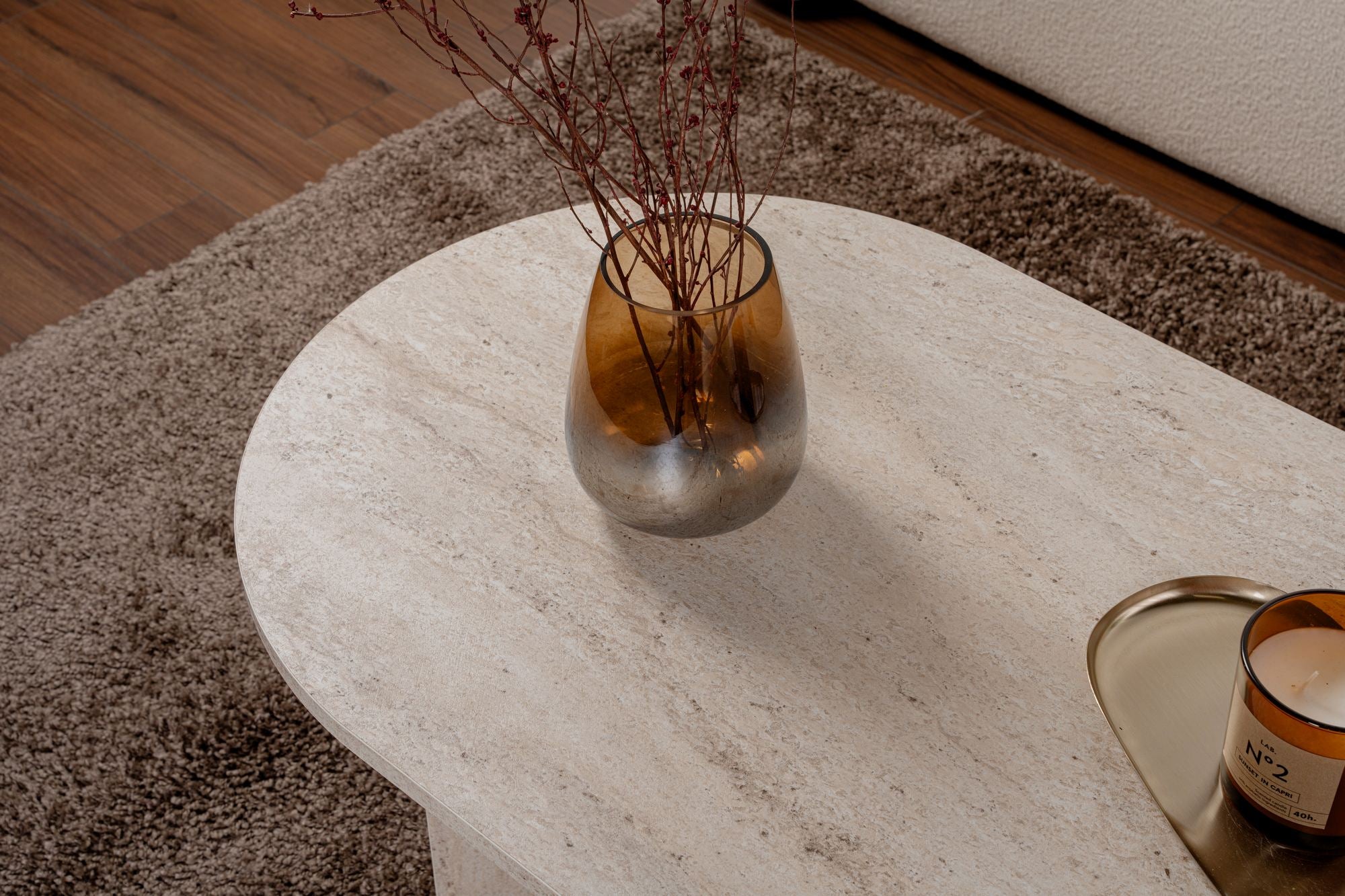 Sable - Travertin Kaffebord
