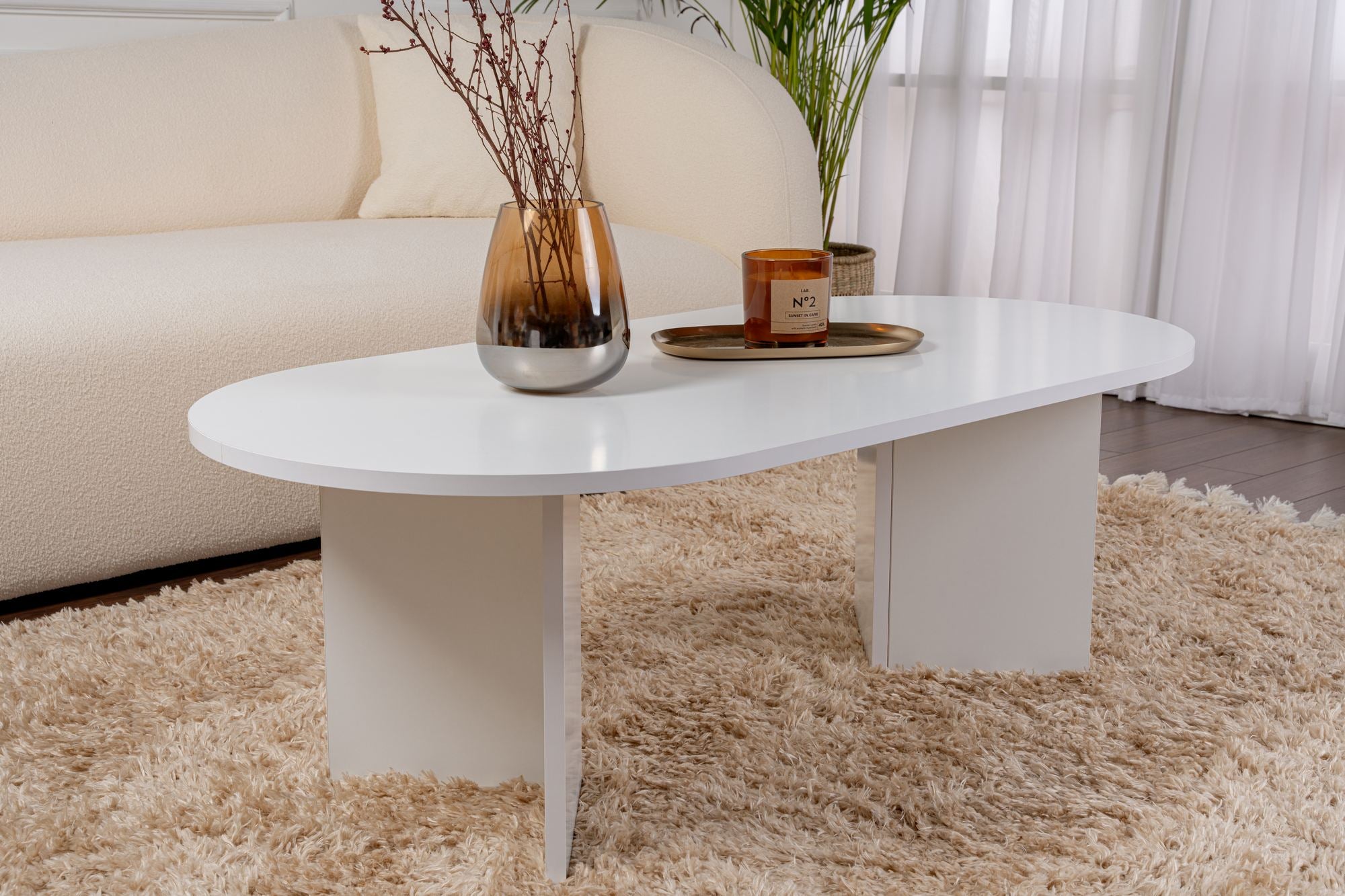 Sable - Vit Kaffebord