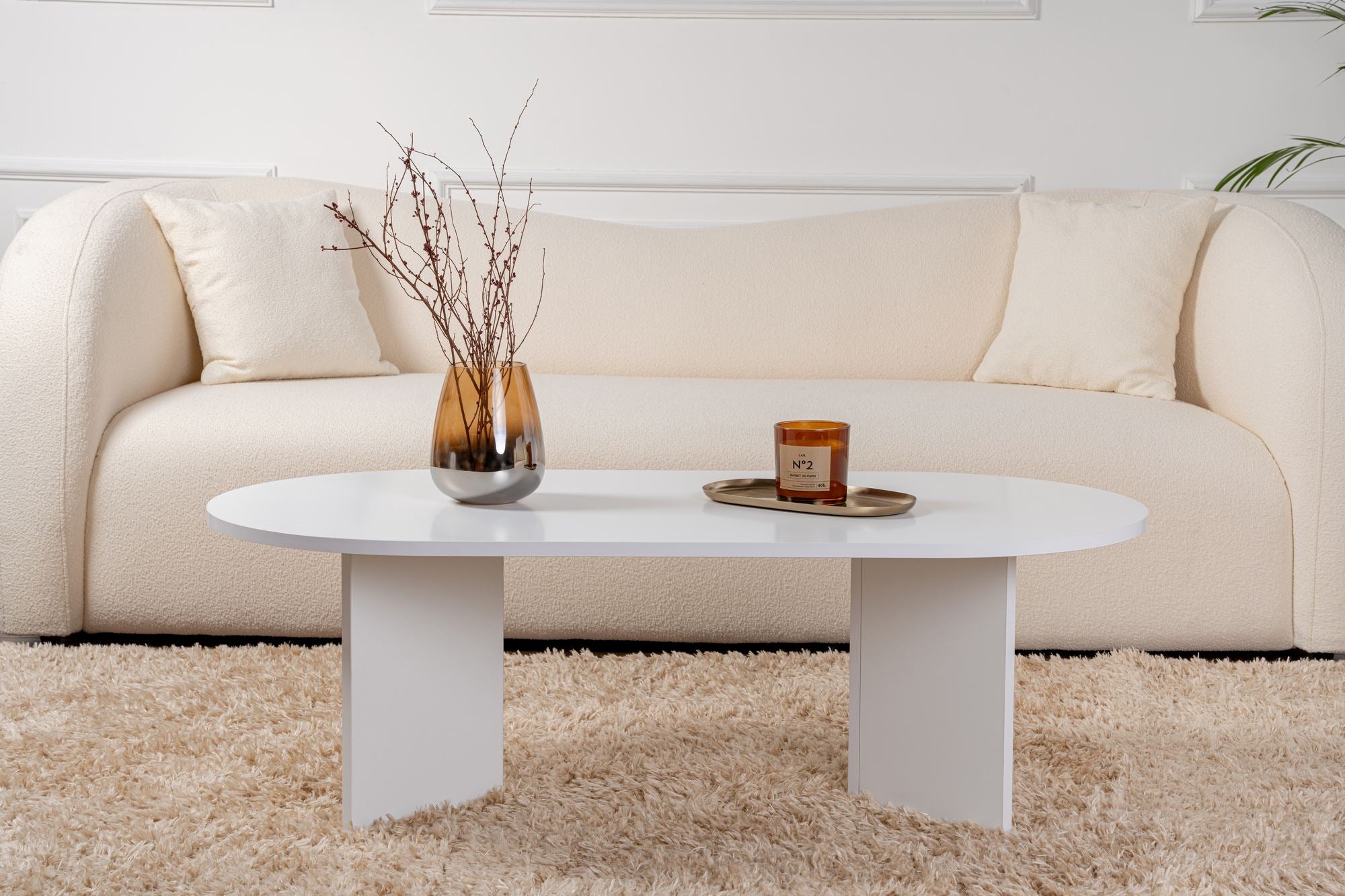 Sable - Vit Kaffebord