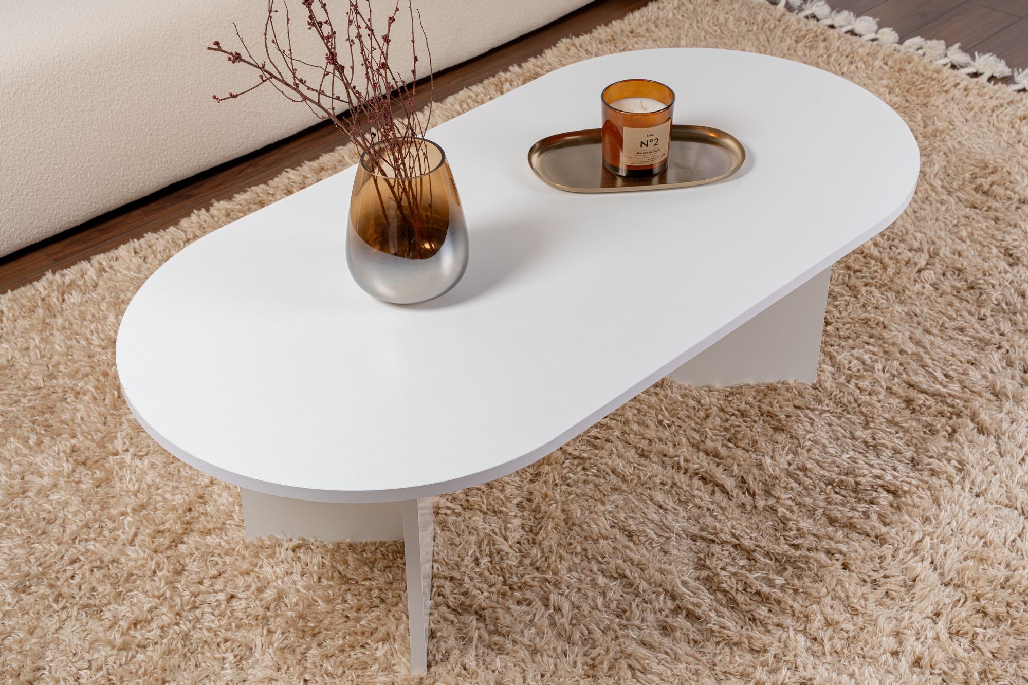 Sable - Vit Kaffebord