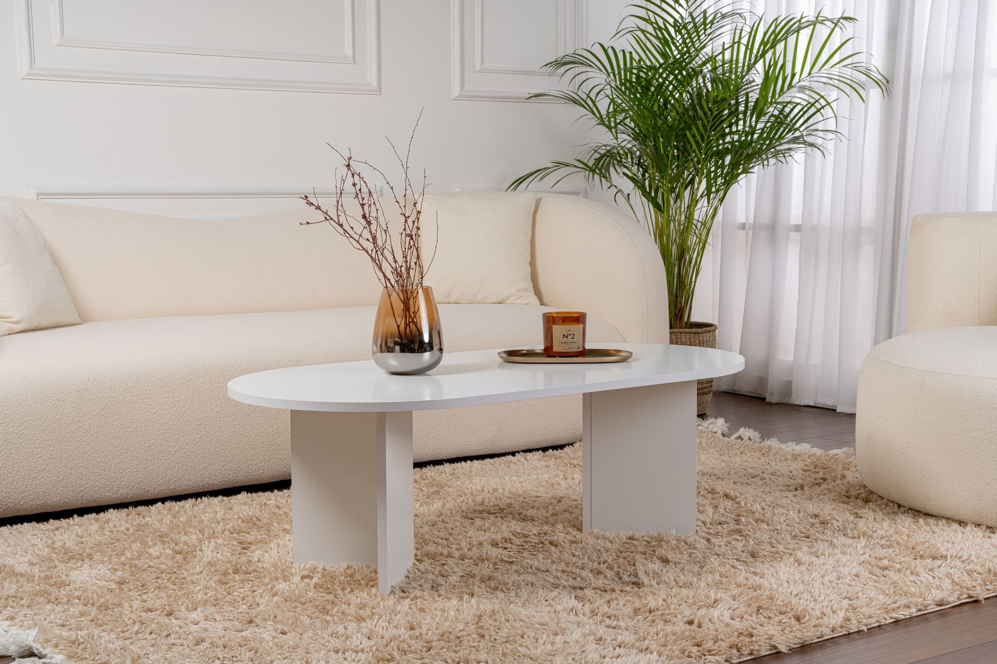 Sable - Vit Kaffebord