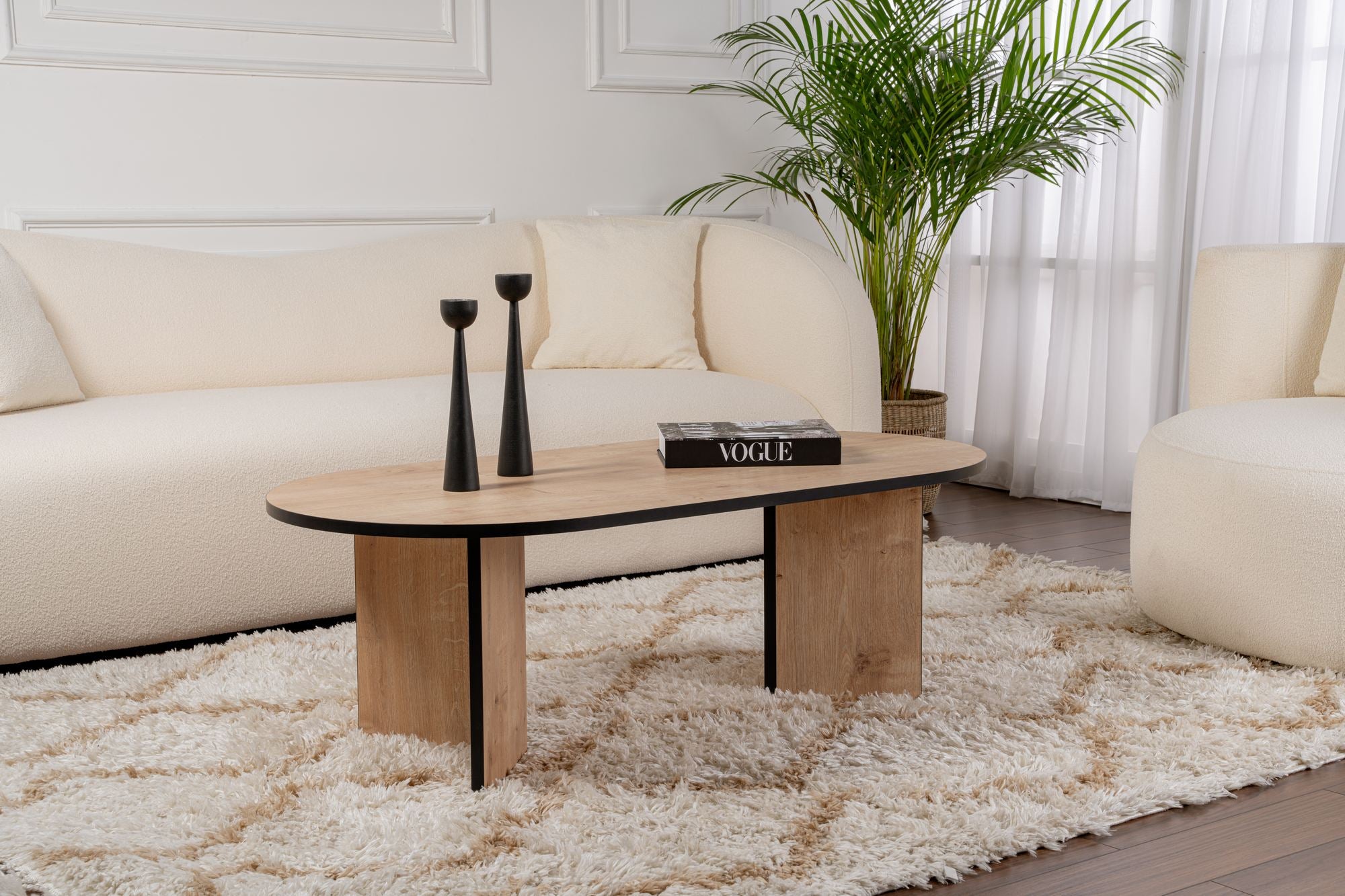 Sable - Sapphire Ek, Svart Kaffebord