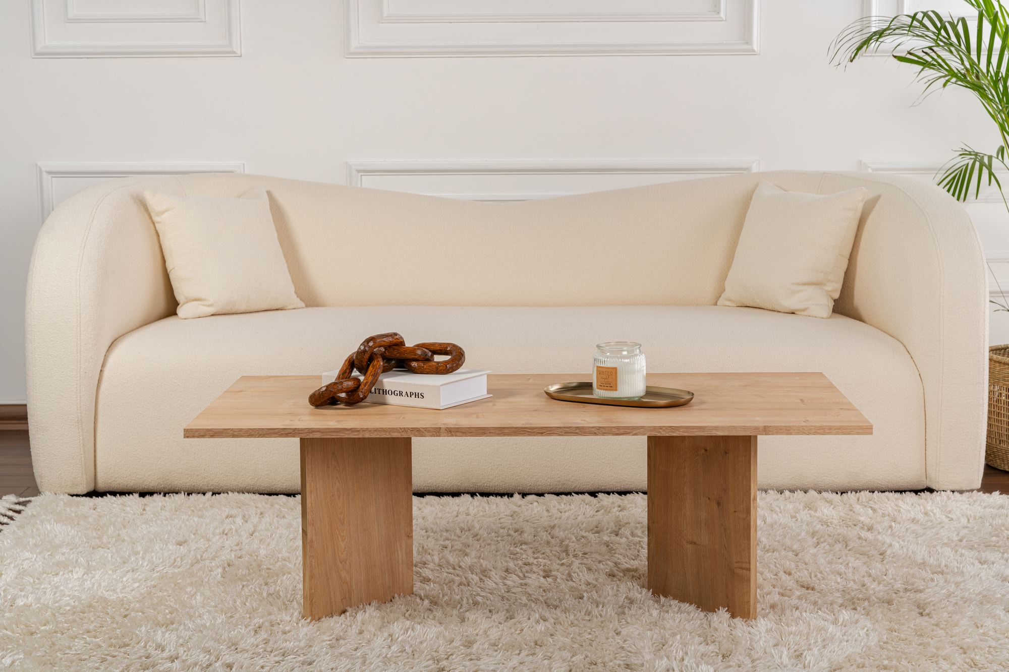 Sabin - Sapphire Oak Coffee Table