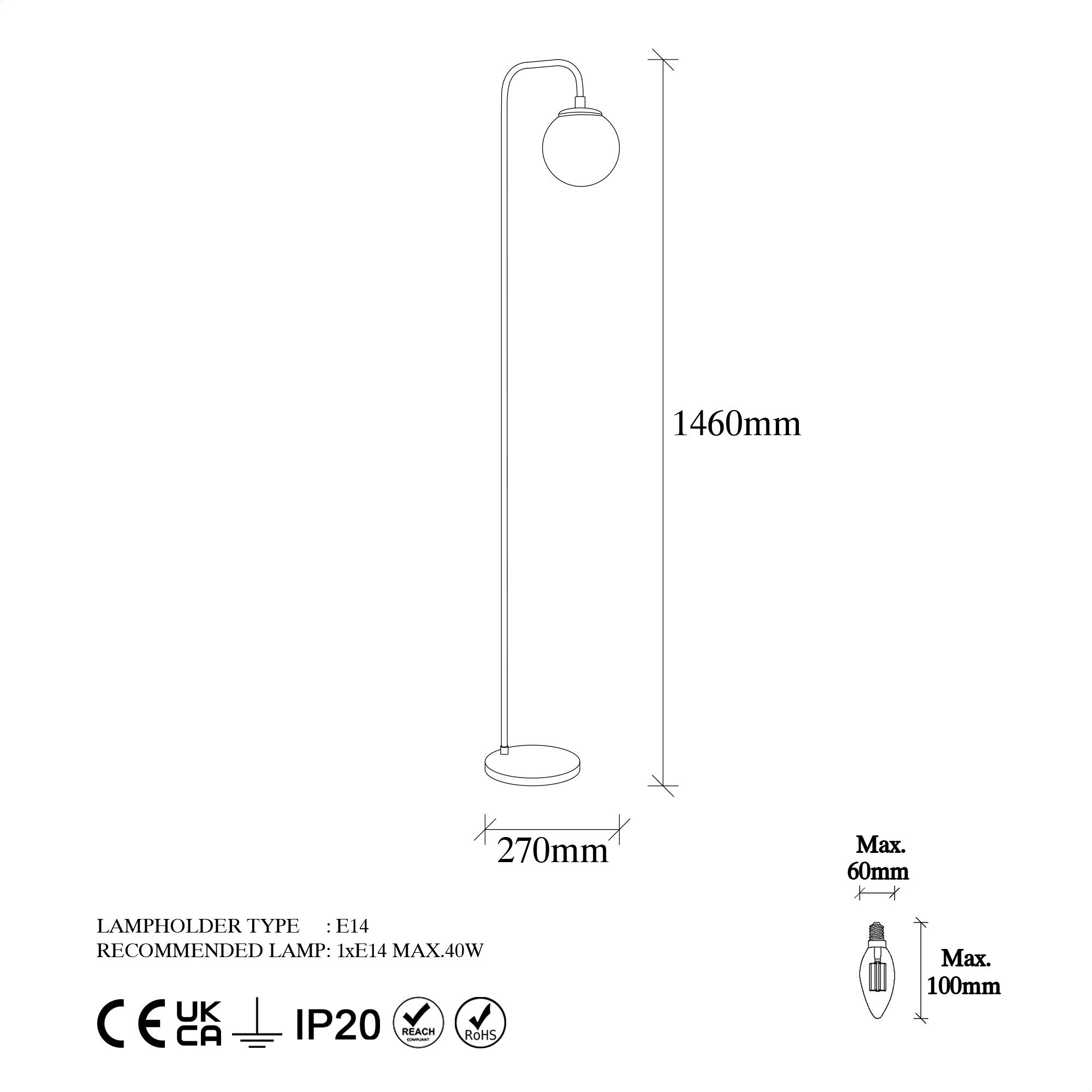 Viran - 10955 Golvlampa