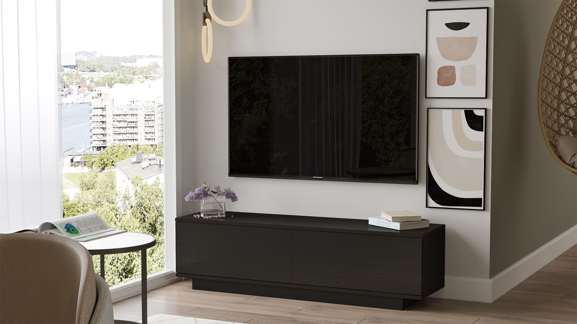 Fn1-Lb TV-bänk