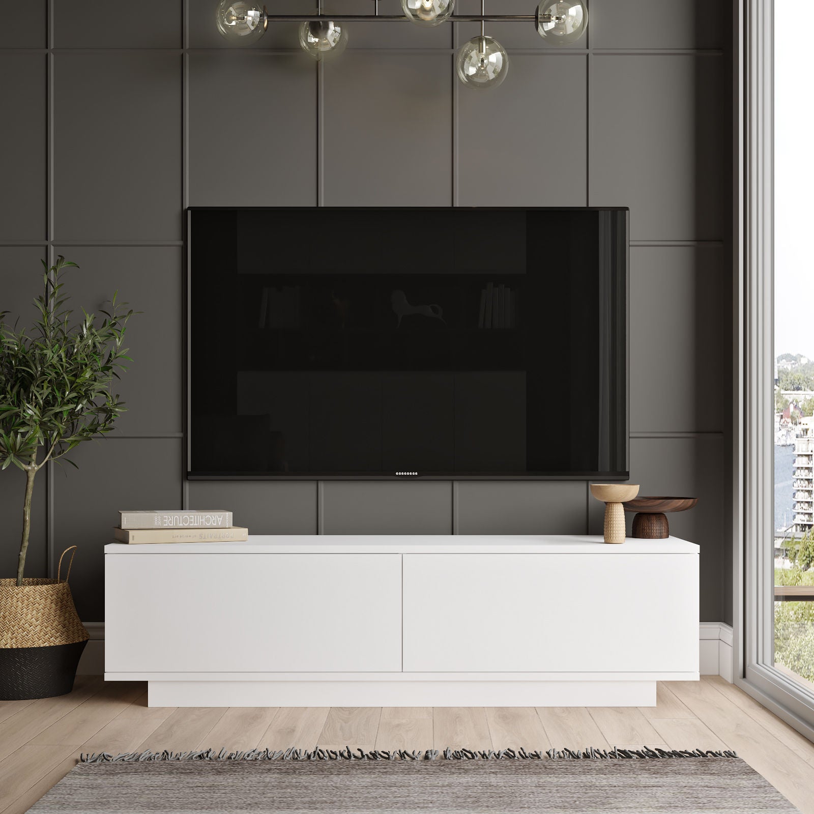 Fn1-W TV-bänk