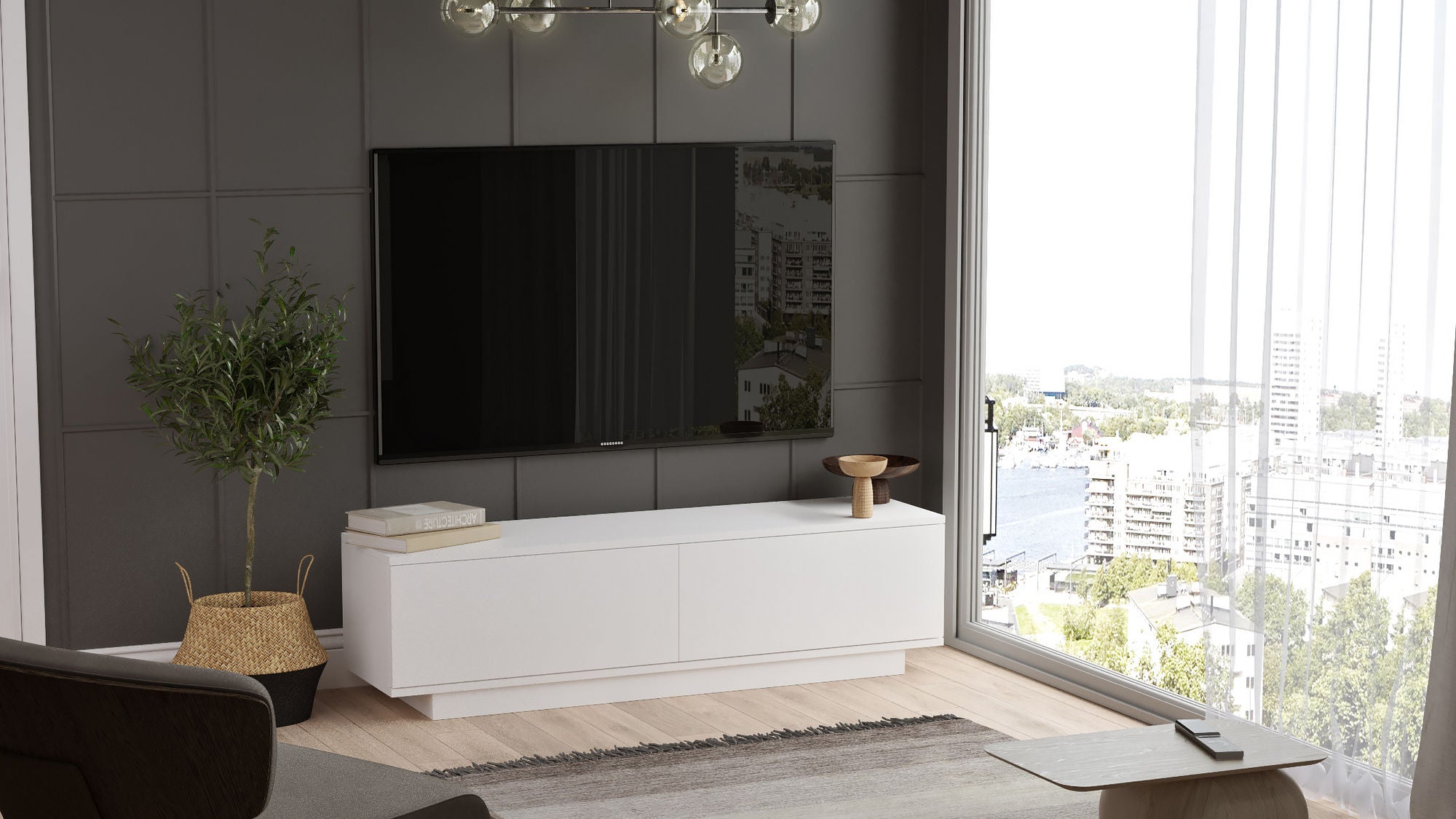 Fn1-W TV-bänk