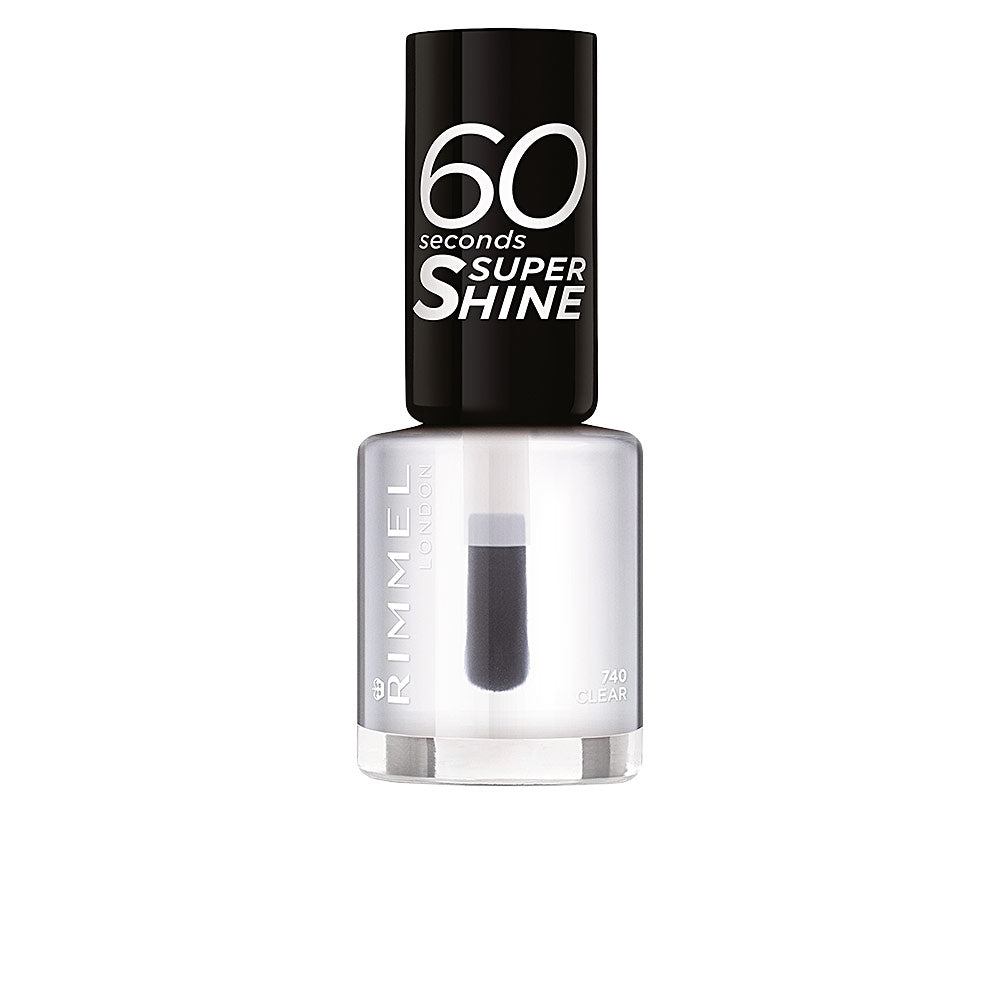 Rimmel London 60 SECONDS SUPER SHINE nail polish #740-clear 8 ml